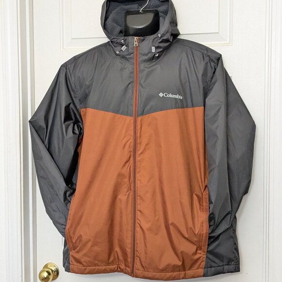 Columbia Sportswear Men's Sz XL Insulated Winter Coat Jacket Gray Orange - Picture 1 of 9